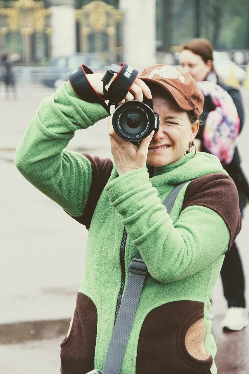 We need a photo of me taking a photo of Emma taking a photo of the mushroom. Photoception!